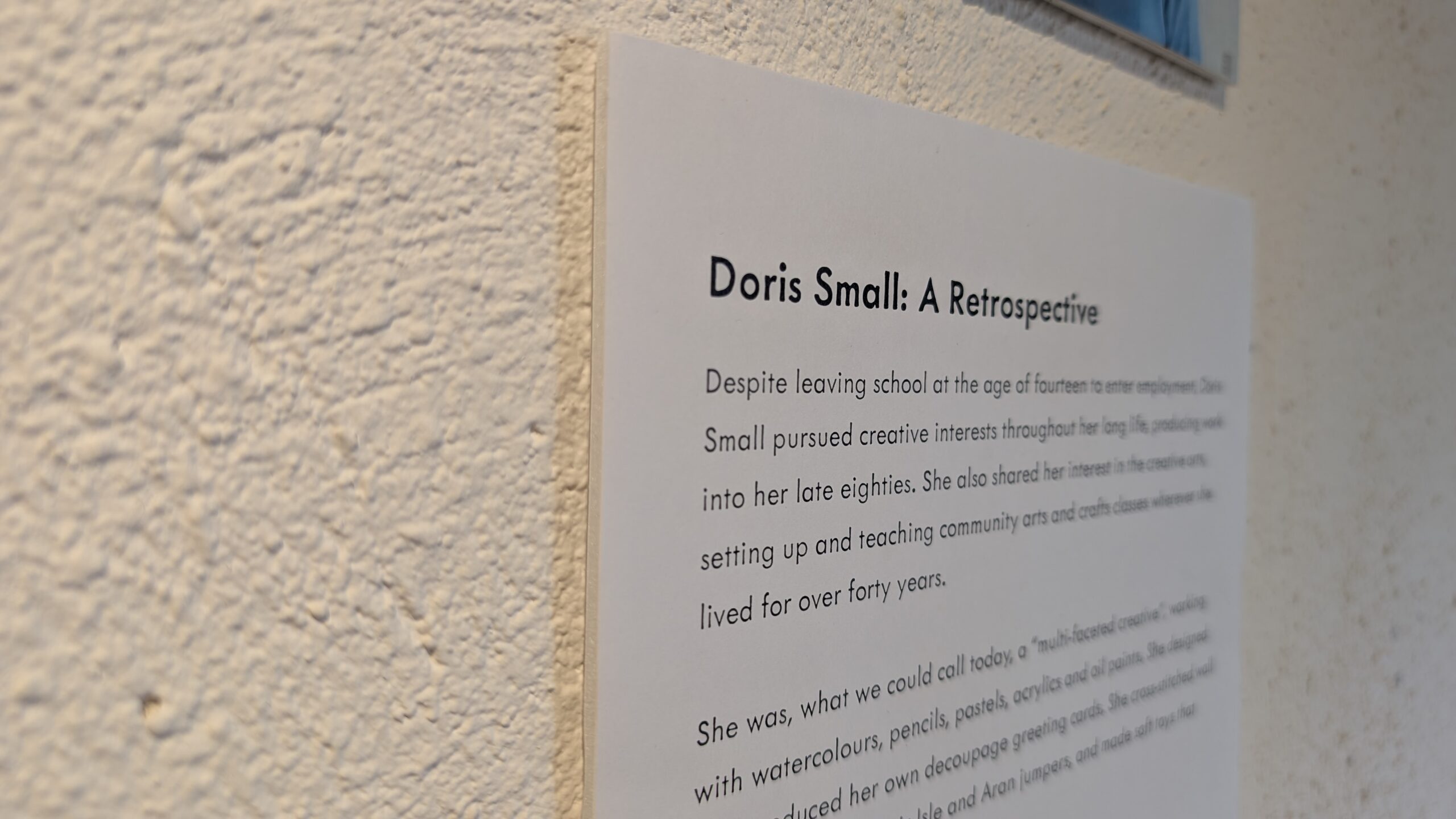 Exhibit Label Railing How to Mount Exhibition Labels - Shelley Skail